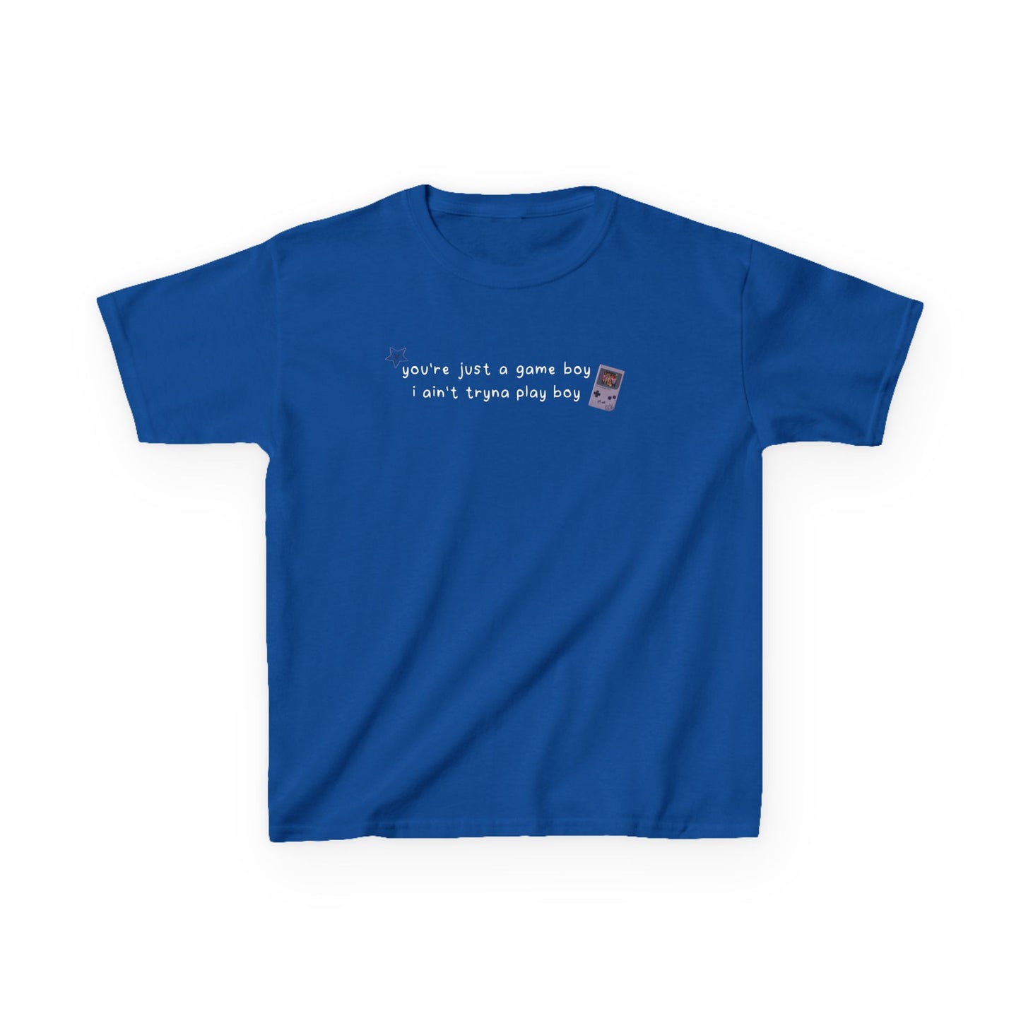Katseye 'you're just a game, boy i ain't tryna play boy' Baby Tee