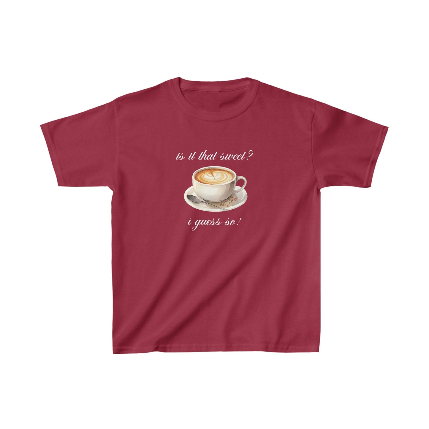 Sabrina Espresso 'is it that sweet?' Baby Tee