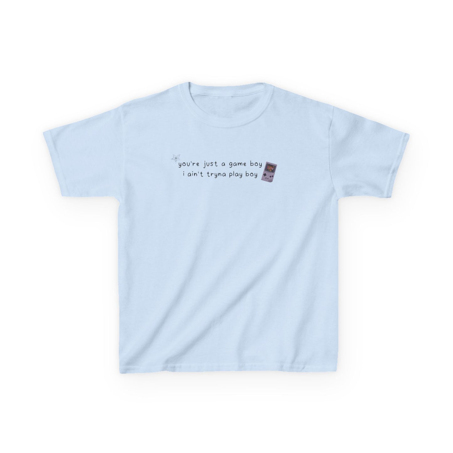 Katseye 'you're just a game, boy i ain't tryna play boy' Baby Tee