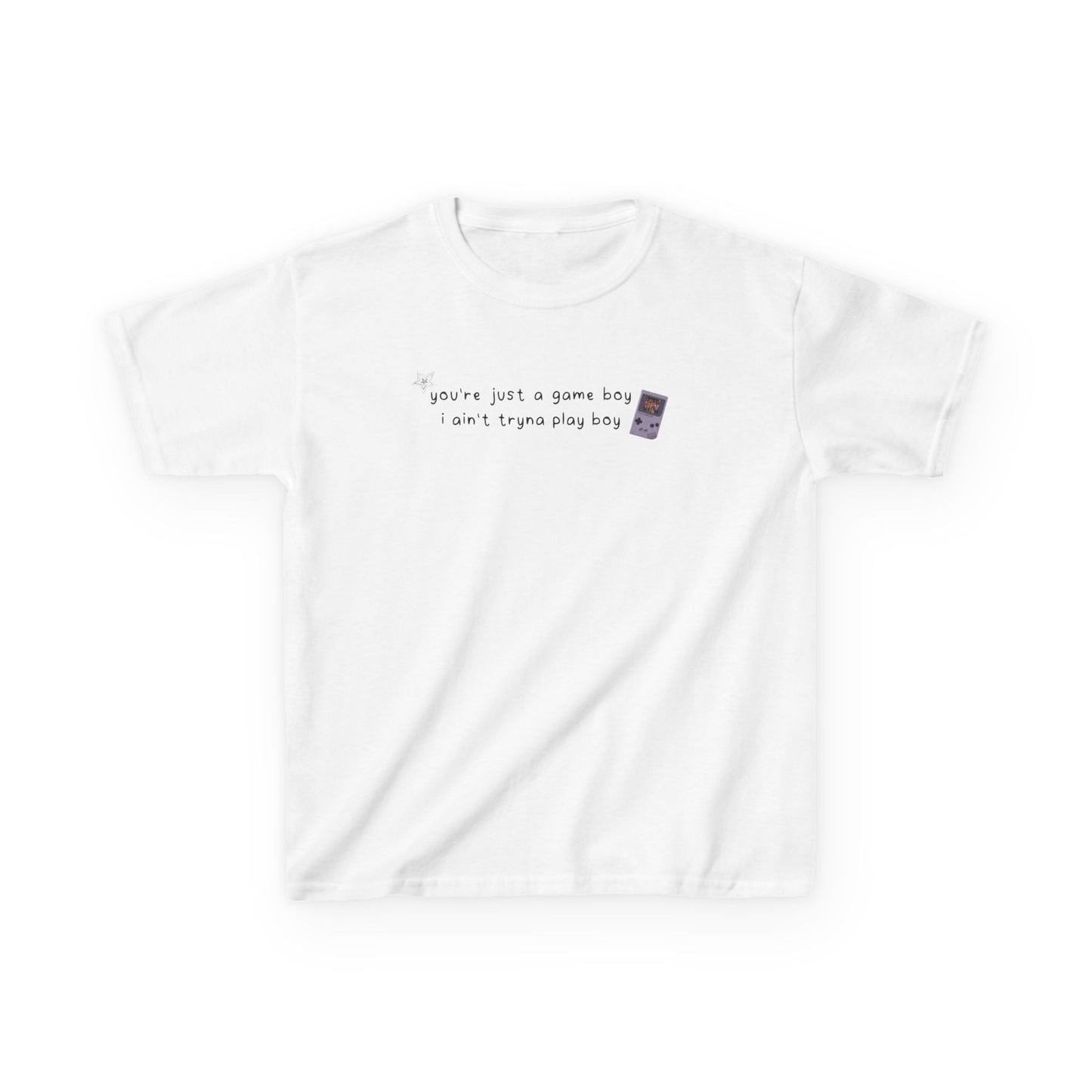Katseye 'you're just a game, boy i ain't tryna play boy' Baby Tee
