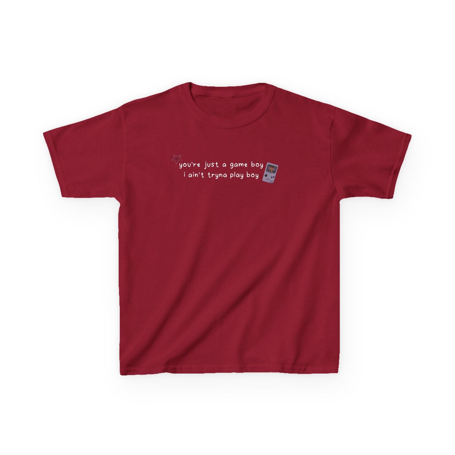 Katseye 'you're just a game, boy i ain't tryna play boy' Baby Tee