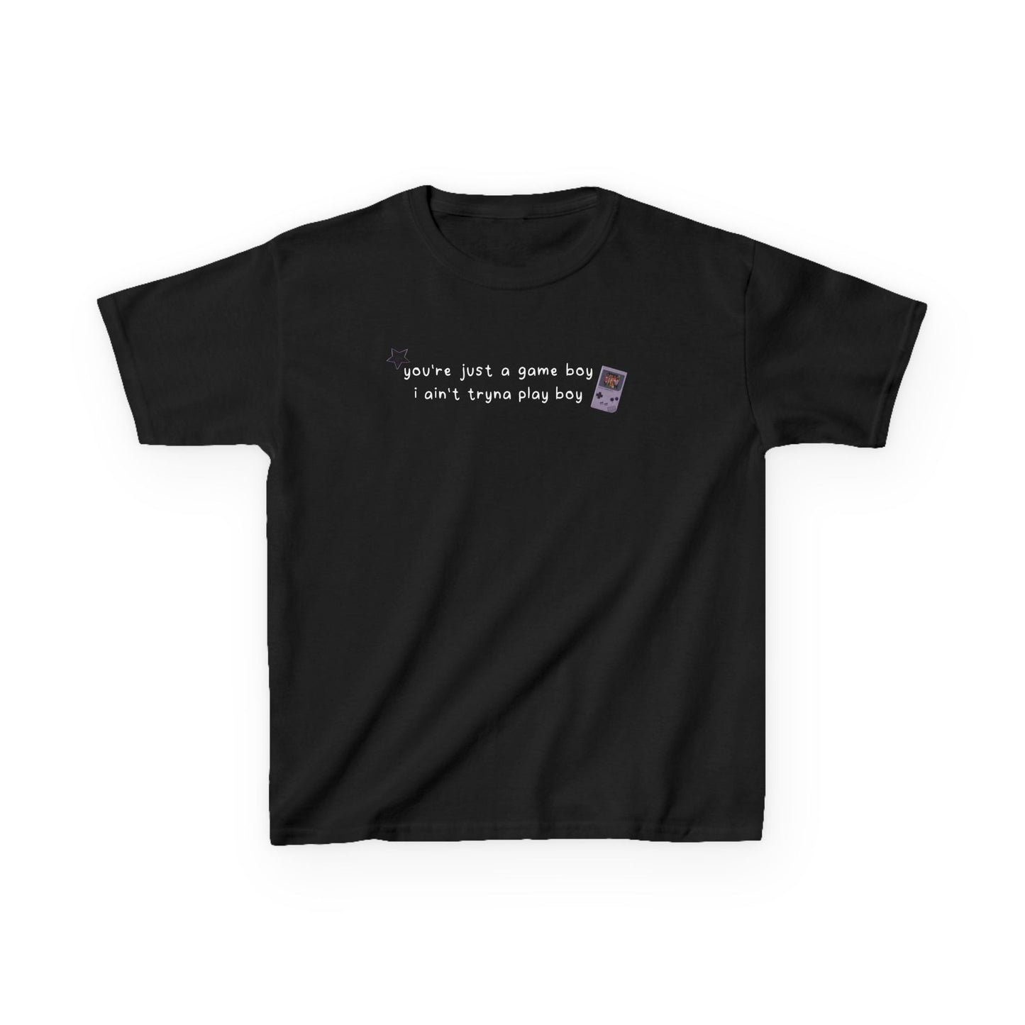 Katseye 'you're just a game, boy i ain't tryna play boy' Baby Tee