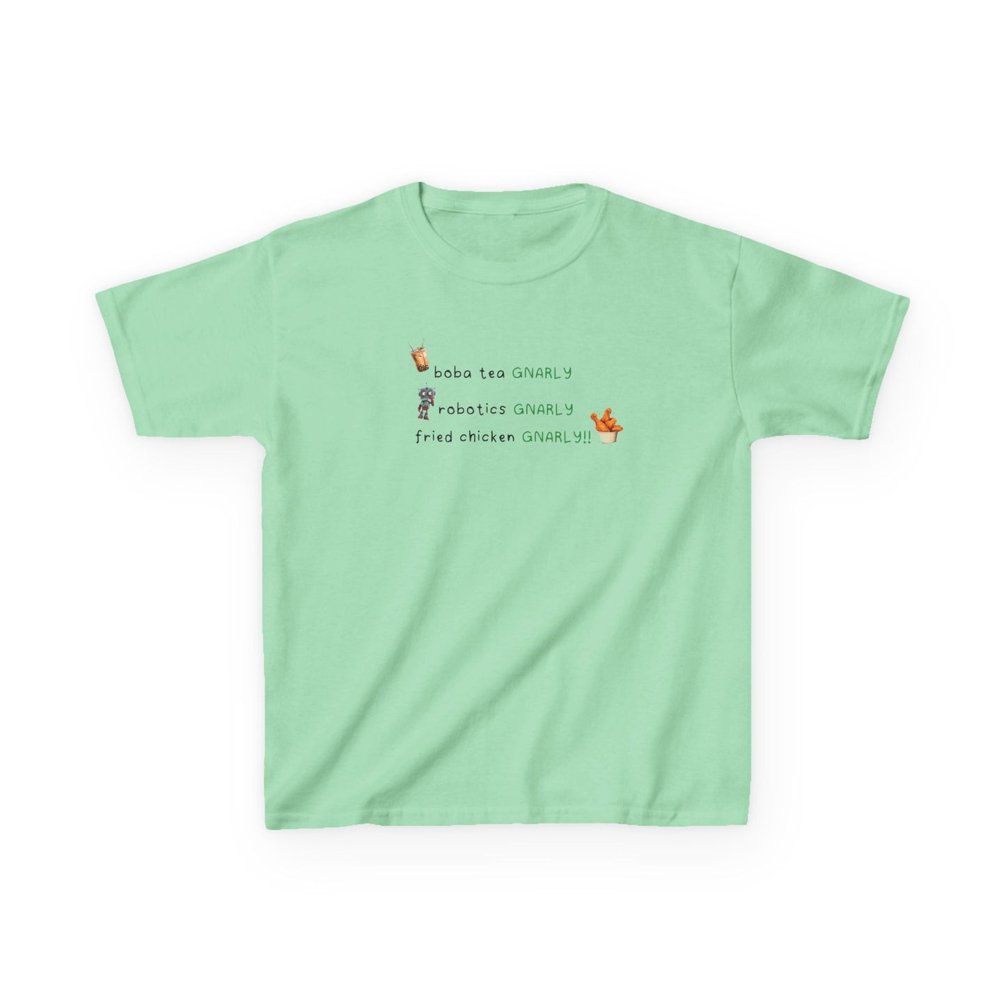 Katseye Gnarly 'boba tea gnarly robotics gnarly fried chicken gnarly' Baby Tee