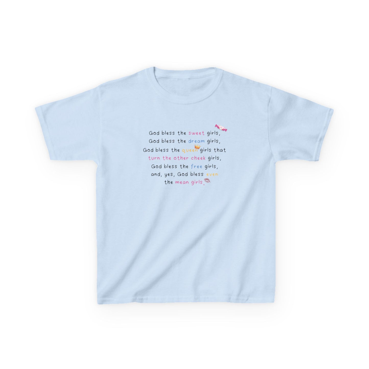 Katseye Mean Girls 'god bless the sweet girls' Baby Tee