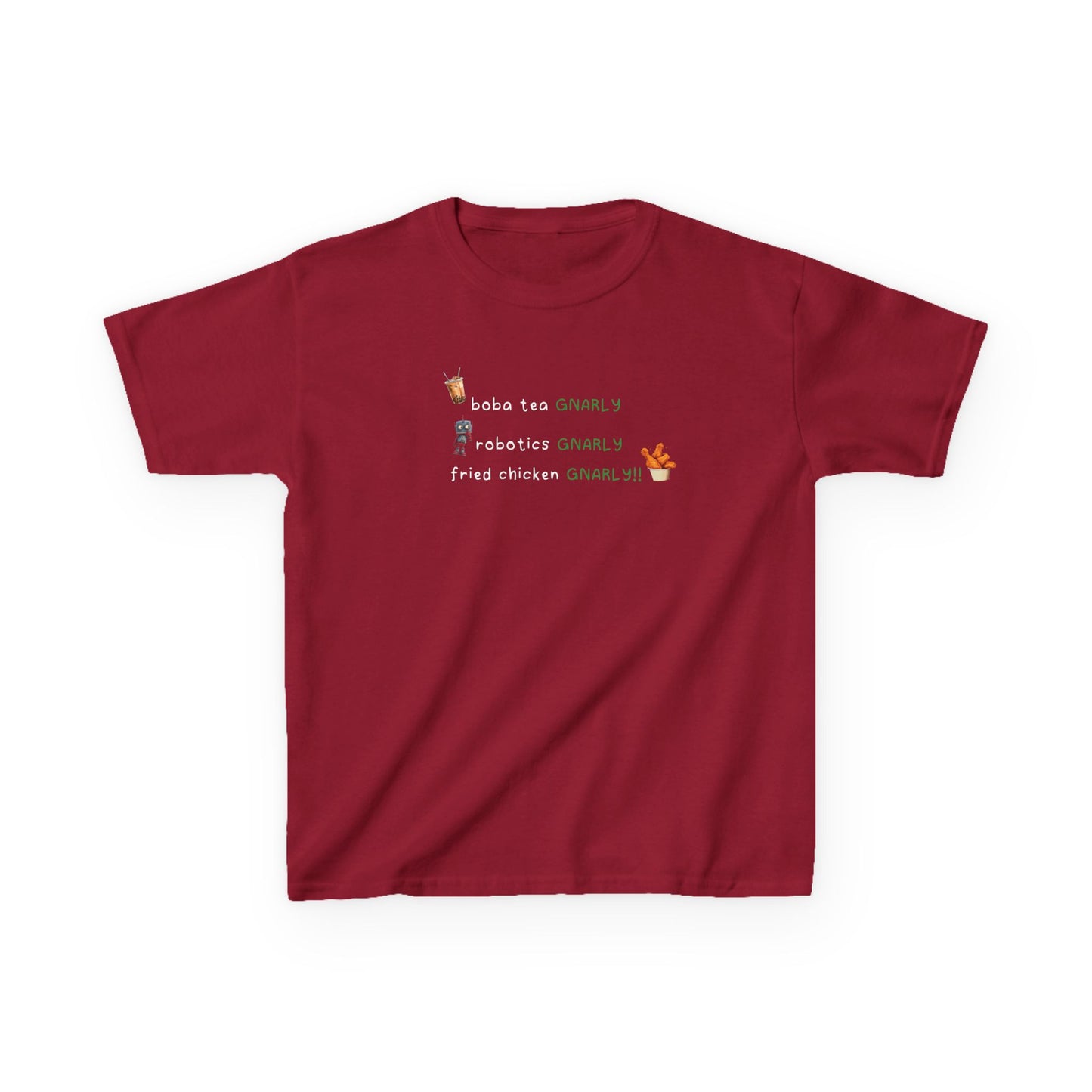 Katseye Gnarly 'boba tea gnarly robotics gnarly fried chicken gnarly' Baby Tee
