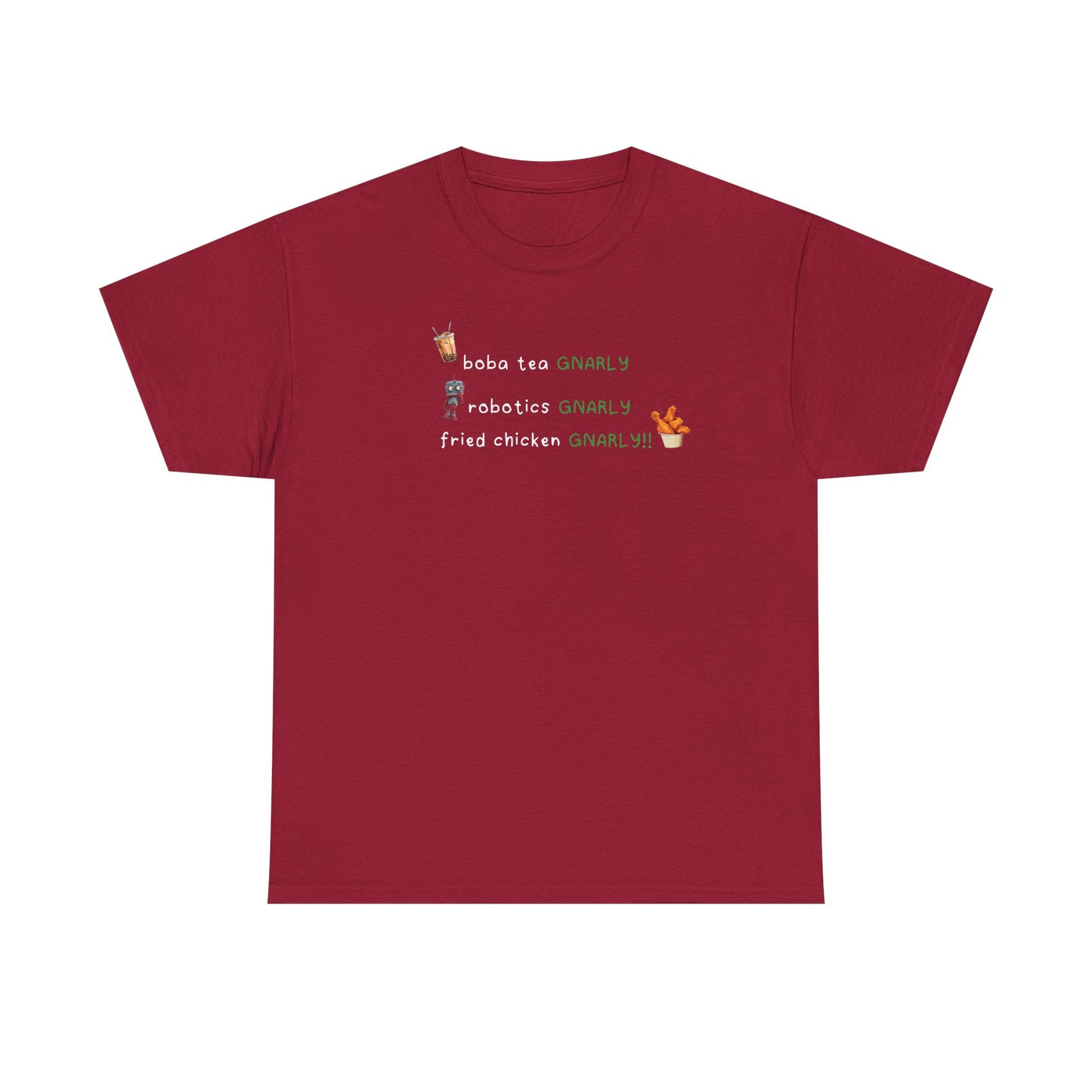 Katseye Gnarly 'boba tea gnarly robotics gnarly fried chicken gnarly' Tee