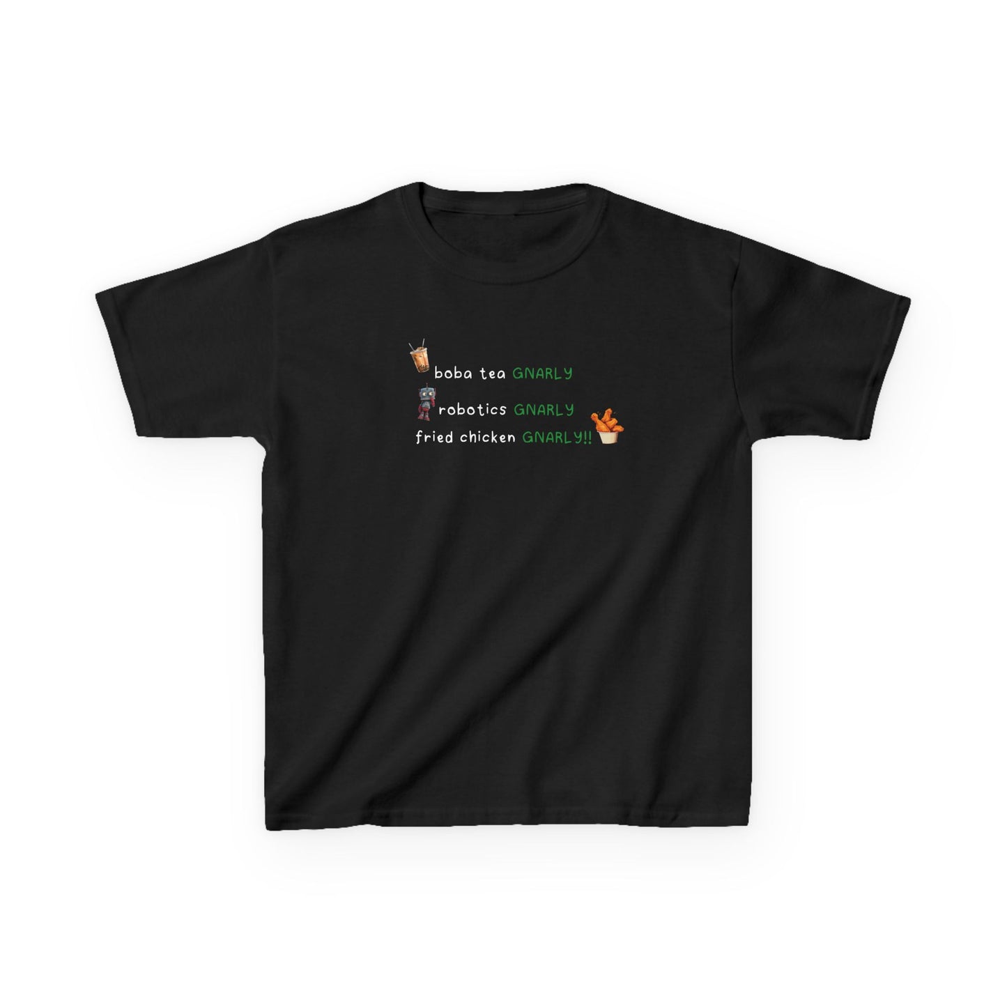 Katseye Gnarly 'boba tea gnarly robotics gnarly fried chicken gnarly' Baby Tee