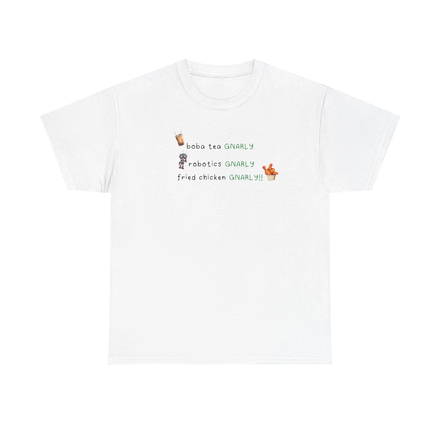 Katseye Gnarly 'boba tea gnarly robotics gnarly fried chicken gnarly' Tee