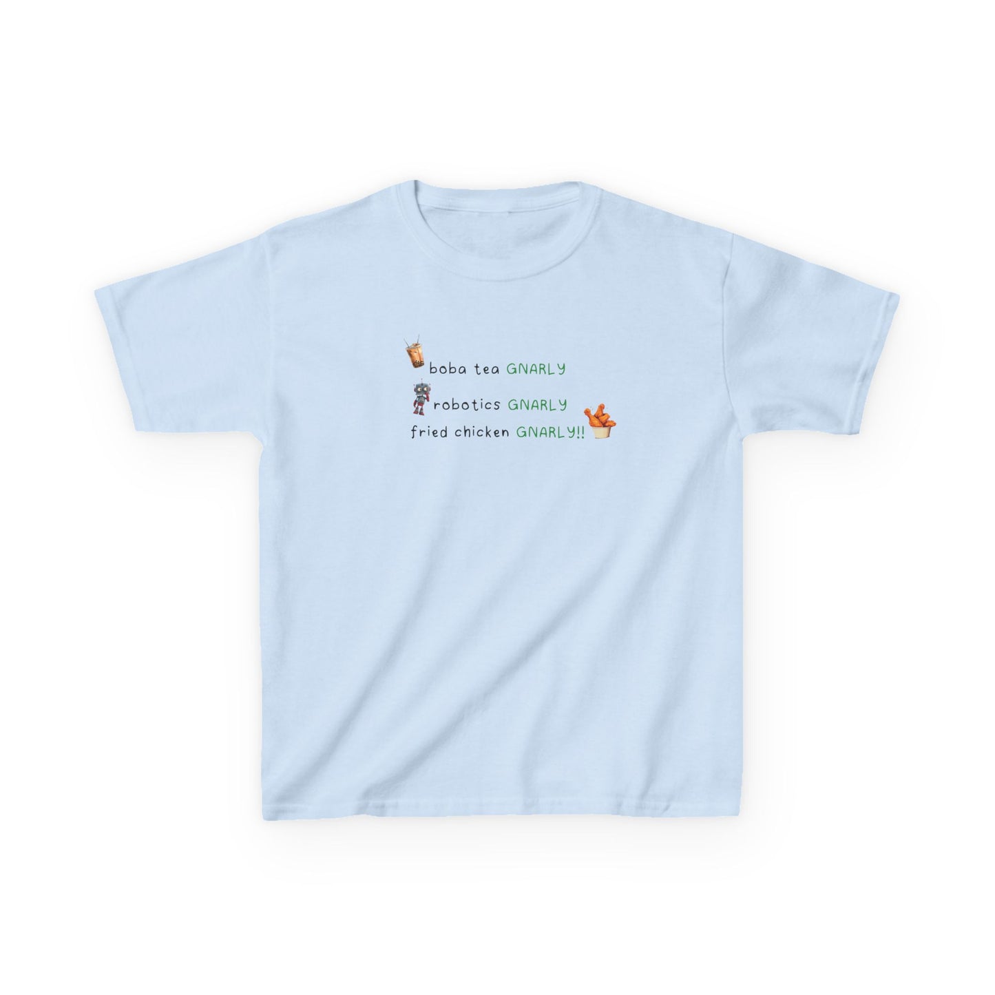 Katseye Gnarly 'boba tea gnarly robotics gnarly fried chicken gnarly' Baby Tee