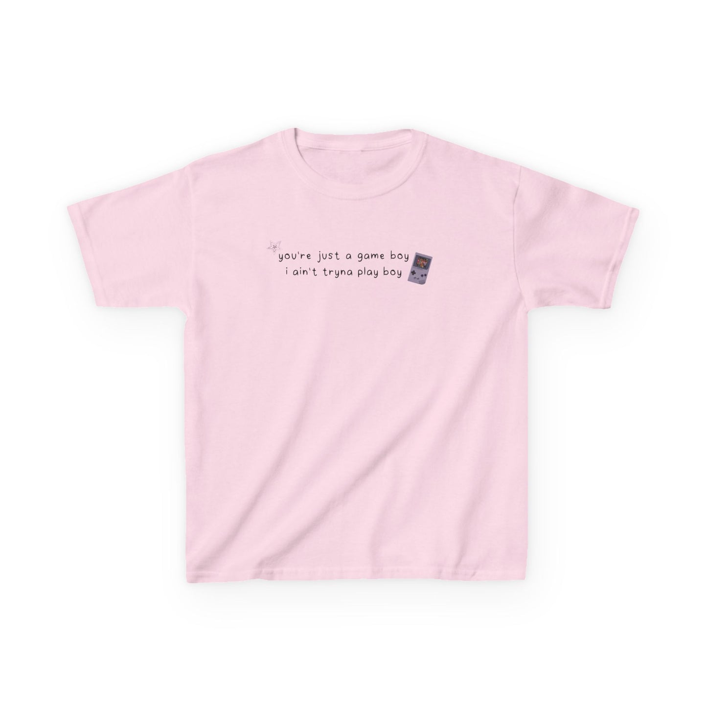 Katseye 'you're just a game, boy i ain't tryna play boy' Baby Tee