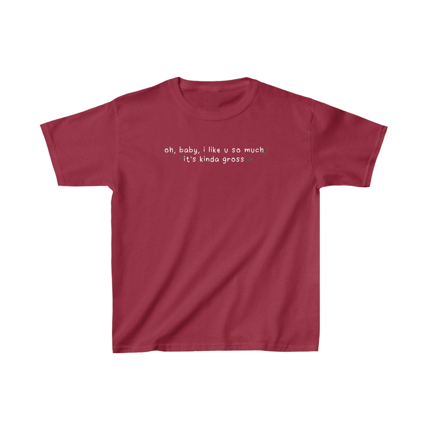 Olivia Gross 'oh, baby, I like u so much it's kinda gross' Baby Tee