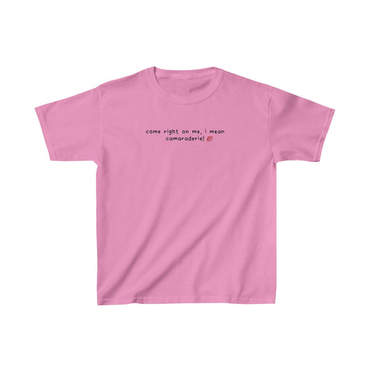 Sabrina Carpenter Bed Chem 'come right on me' Baby Tee