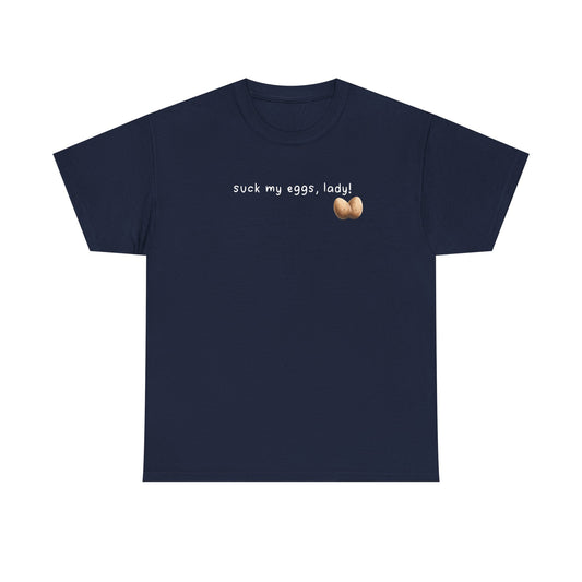 Sinjin Drowning 'suck my eggs' Tee
