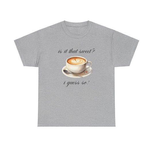 Sabrina Carpenter Espresso 'is it that sweet?' Tee