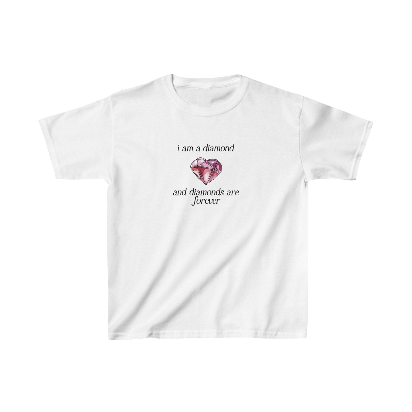 Sabrina Carpenter Diamonds Are Forever 'I am a diamond' Baby Tee