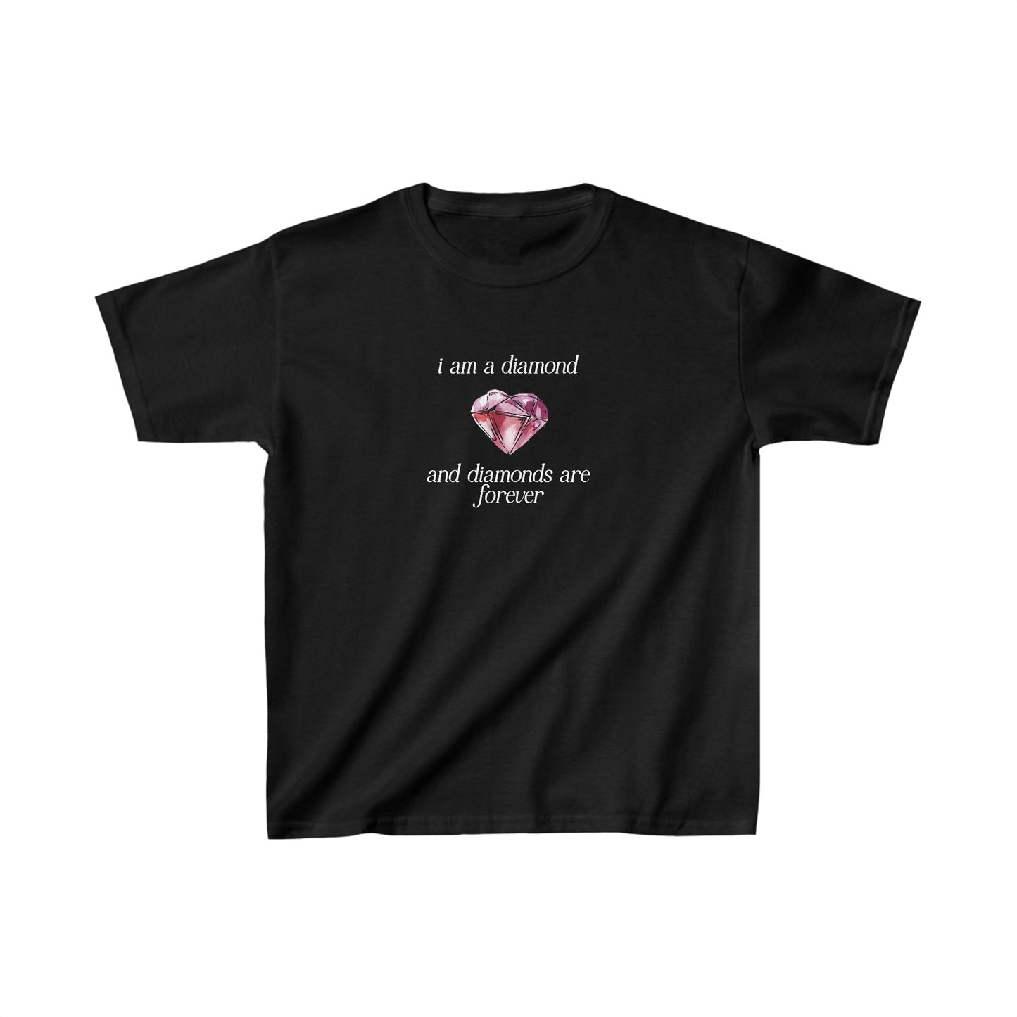 Sabrina Carpenter Diamonds Are Forever 'I am a diamond' Baby Tee