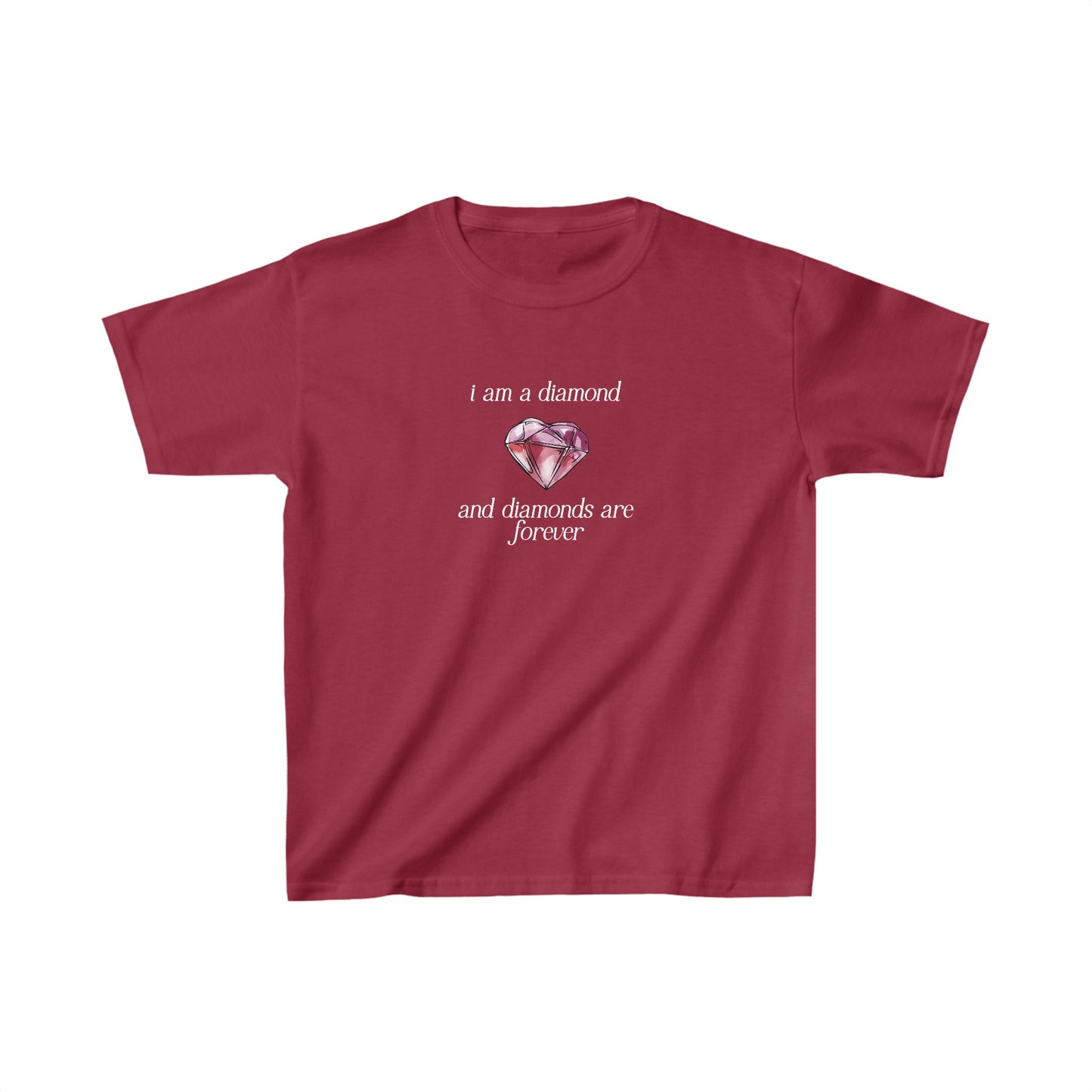 Sabrina Carpenter Diamonds Are Forever 'I am a diamond' Baby Tee