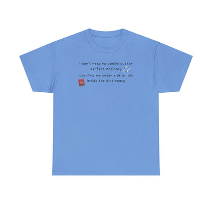 Katseye Debut 'i don't need no cookie cutter perfect ordinary' Tee