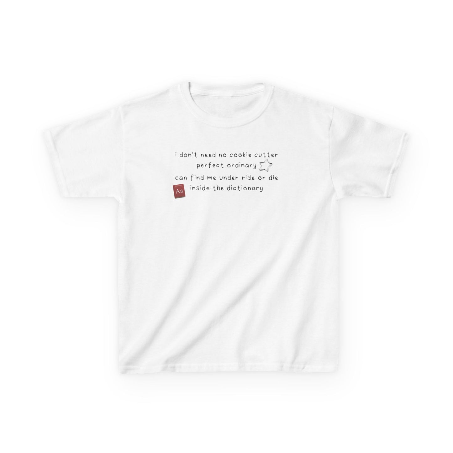 Katseye Debut 'i don't need no cookie cutter perfect ordinary' Baby Tee