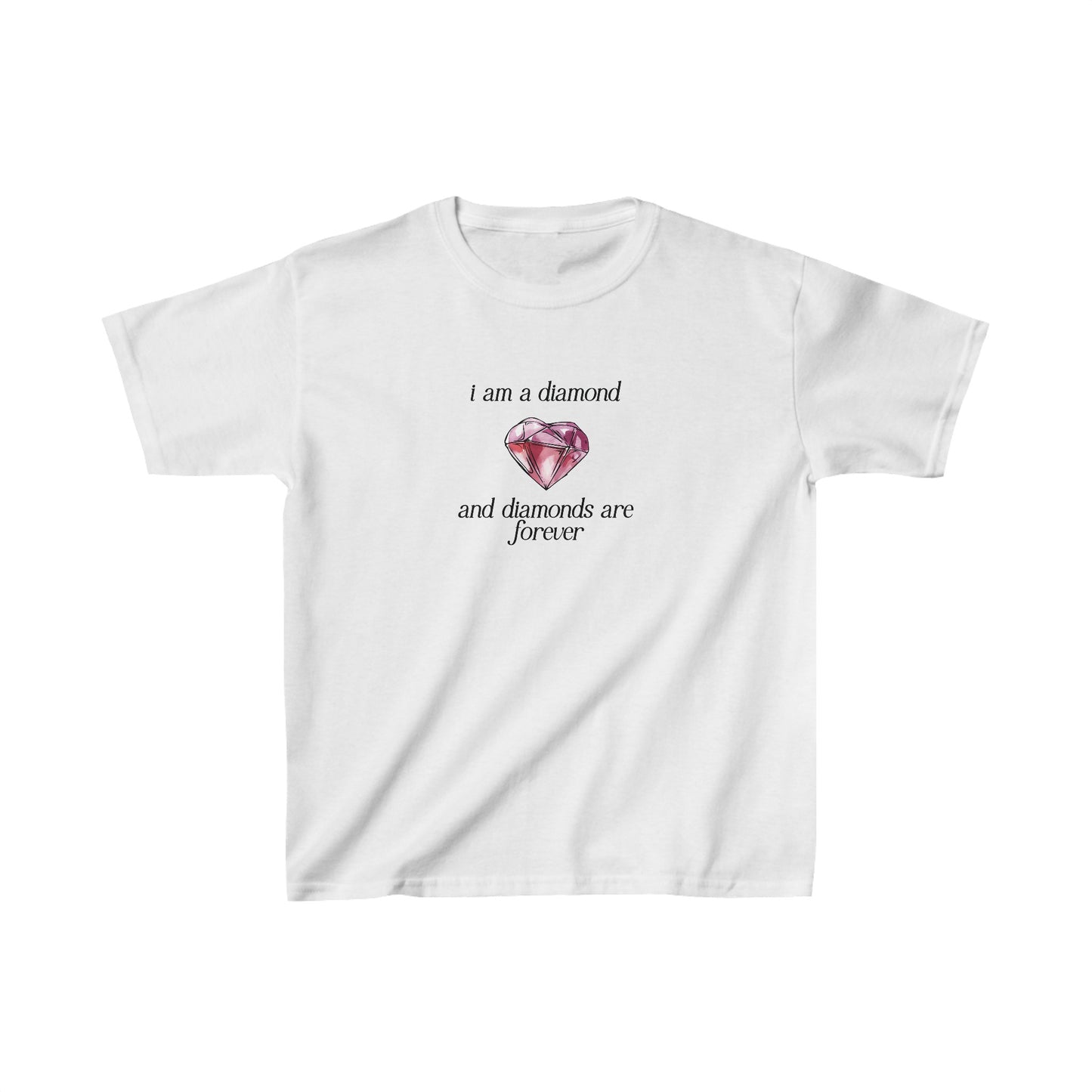 Sabrina Carpenter Diamonds Are Forever 'I am a diamond' Baby Tee