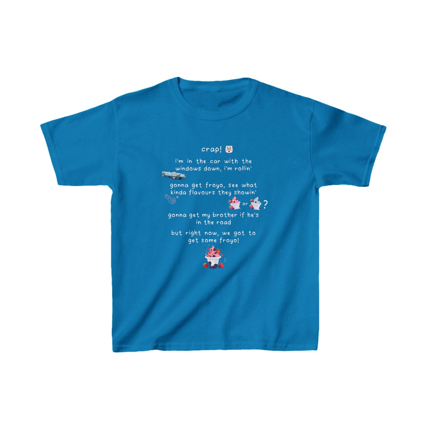 Sinjin Drowning Frozen Yogurt Baby Tee